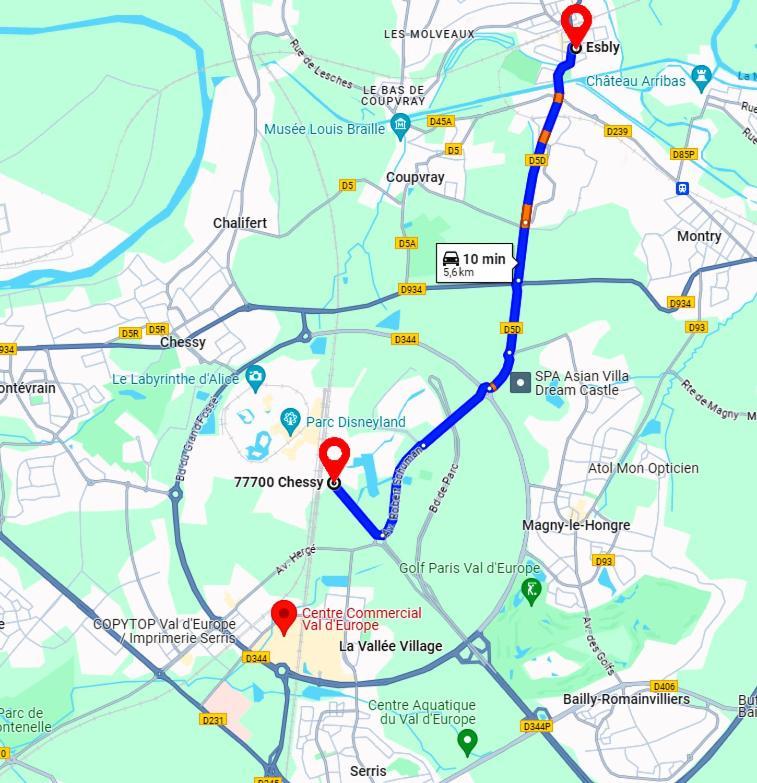 Disney 'Xperience - Parc 10 Min - 3Pers Esbly Zewnętrze zdjęcie